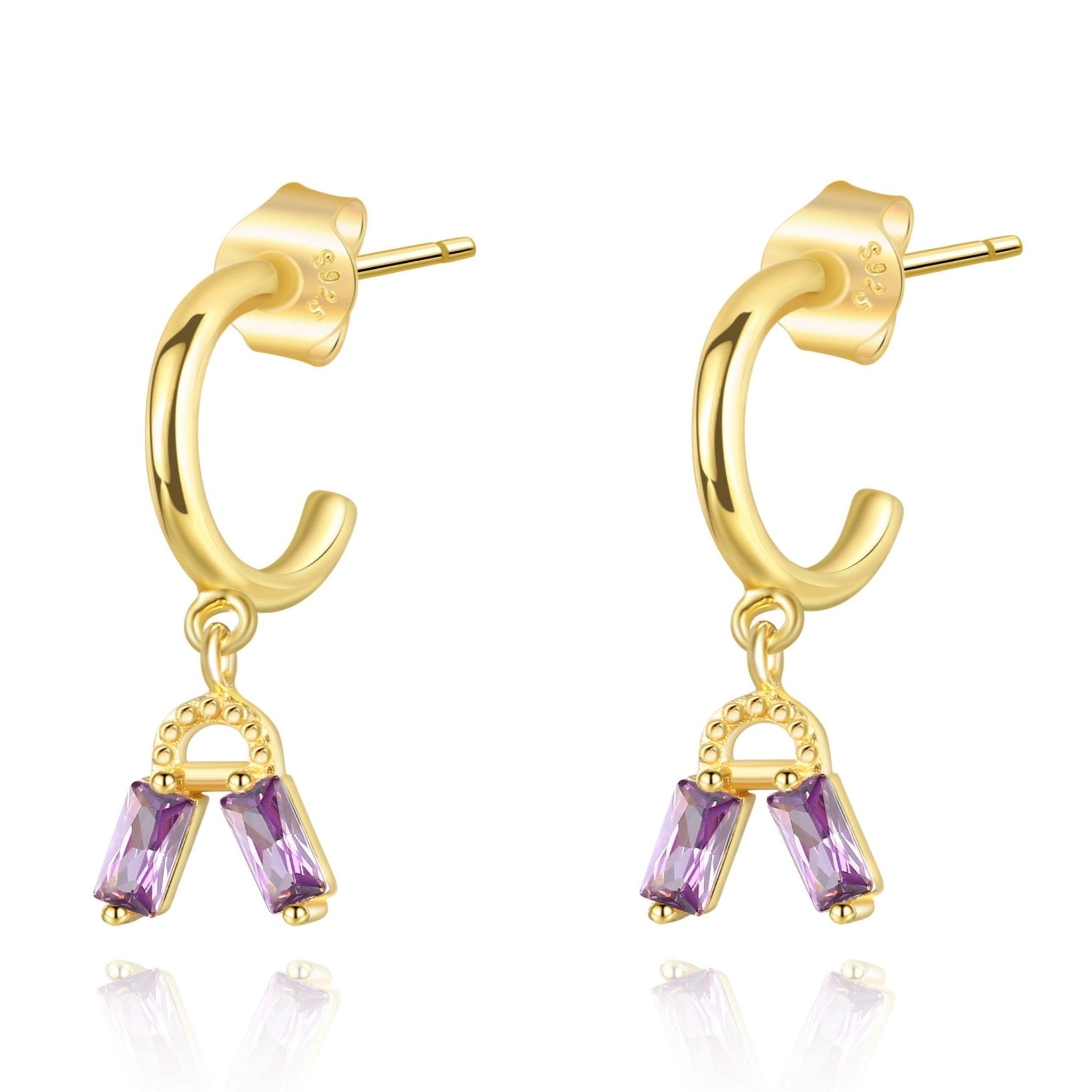 Boucles "Vie" ~ Argent Sterling
