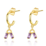 Charger l&#39;image dans la galerie, Boucles &quot;Vie&quot; ~ Argent Sterling
