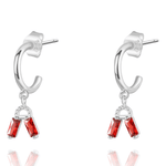 Charger l&#39;image dans la galerie, Boucles &quot;Vie&quot; ~ Argent Sterling
