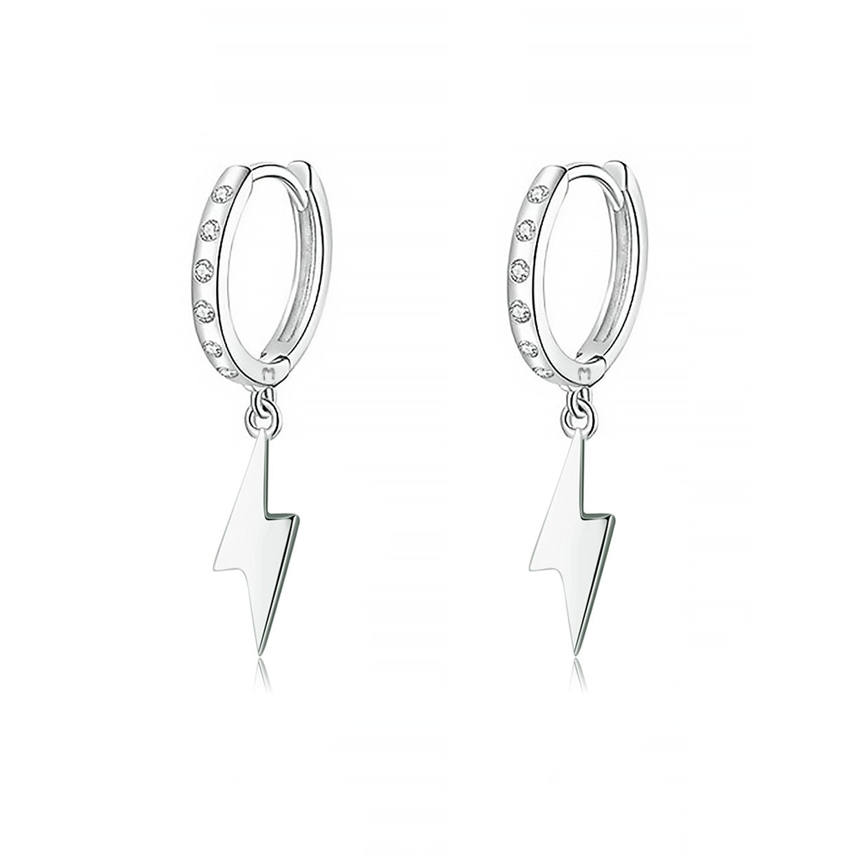 Boucles "Lightning" ~ Argent Sterling