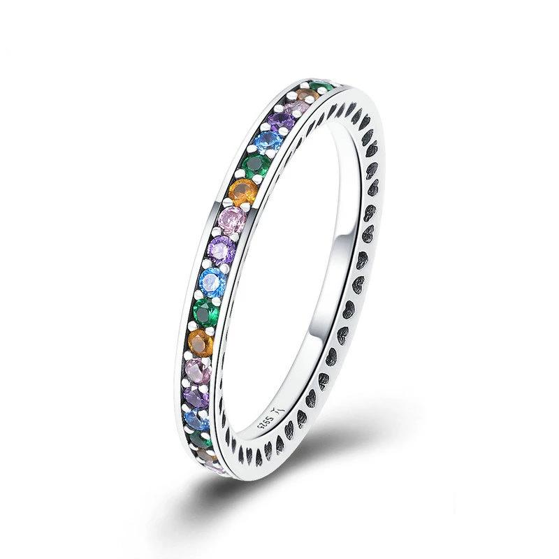 Bague "Arc-en-ciel" ~ Argent Sterling
