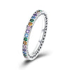 Bague "Arc-en-ciel" ~ Argent Sterling