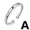 Bague "Lettre Initiale" ~ Argent Sterling