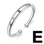 Charger l&#39;image dans la galerie, Bague &quot;Lettre Initiale&quot; ~ Argent Sterling
