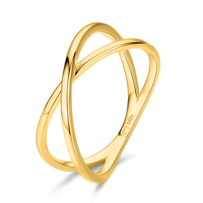 Bague "Double" ~ Argent Sterling