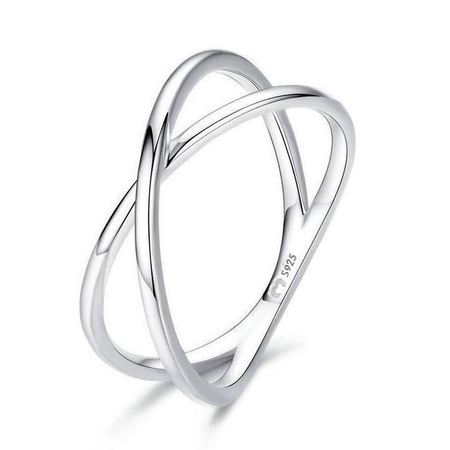 Bague "Double" ~ Argent Sterling