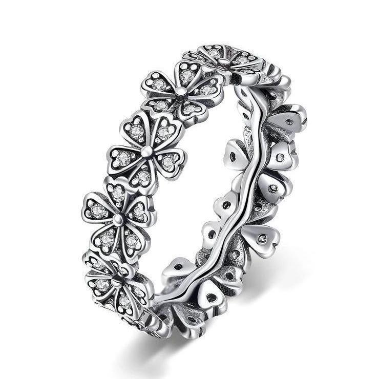 Bague "Marguerites" ~ Argent Sterling