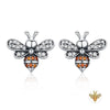 Boucles "Abeille" ~ Argent Sterling