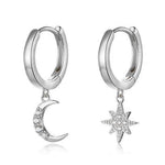 Charger l&#39;image dans la galerie, Boucles &quot;Universe&quot; ~ Argent Sterling
