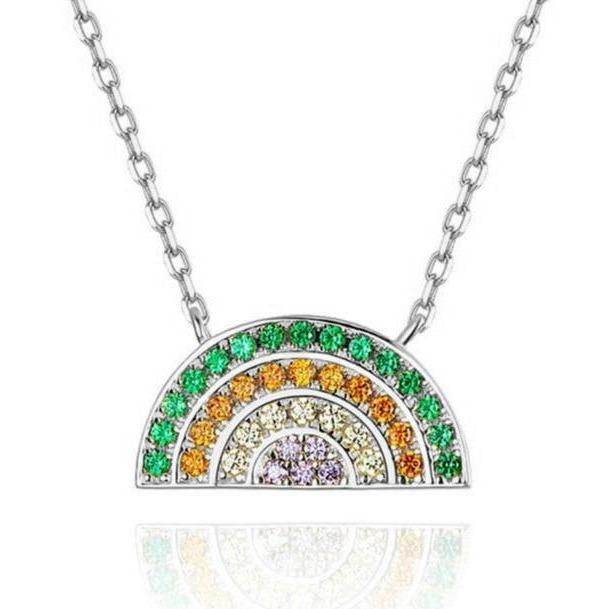 Collier "Rainbow" ~ Argent Sterling