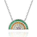 Charger l&#39;image dans la galerie, Collier &quot;Rainbow&quot; ~ Argent Sterling
