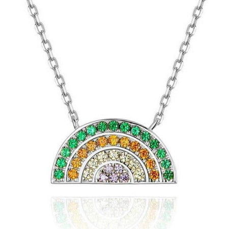 Collier "Rainbow" ~ Argent Sterling