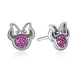 Charger l&#39;image dans la galerie, Boucles &quot;Pink Minnie&quot; ~ Argent Sterling
