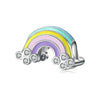 Perle "Arc-en-ciel" ~ Argent Sterling