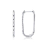 Charger l&#39;image dans la galerie, Boucles &quot;Tendance&quot; ~ Argent Sterling
