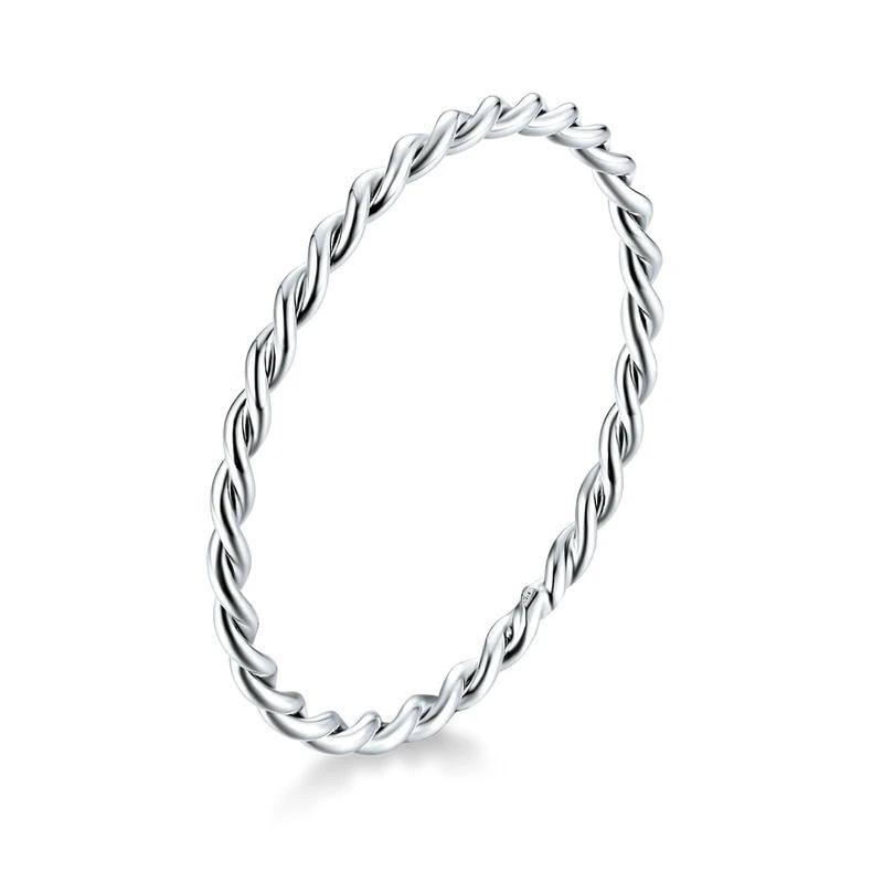 Bague "Tordu" ~ Argent Sterling