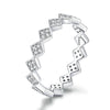 Bague "Losanges" ~ Argent Sterling