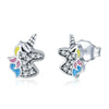 Boucles "Shiny Licornes" ~ Argent Sterling