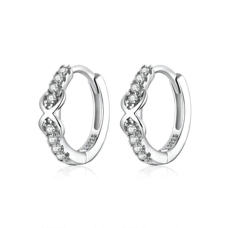 Boucles "Infinite Bright" ~ Argent Sterling