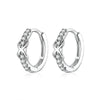 Boucles "Infinite Bright" ~ Argent Sterling