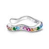 Boucle "Ear Cuff - Arc-en-ciel" ~ Argent Sterling