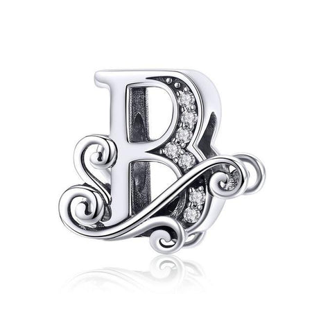 Perle "Initiales" ~ Argent Sterling