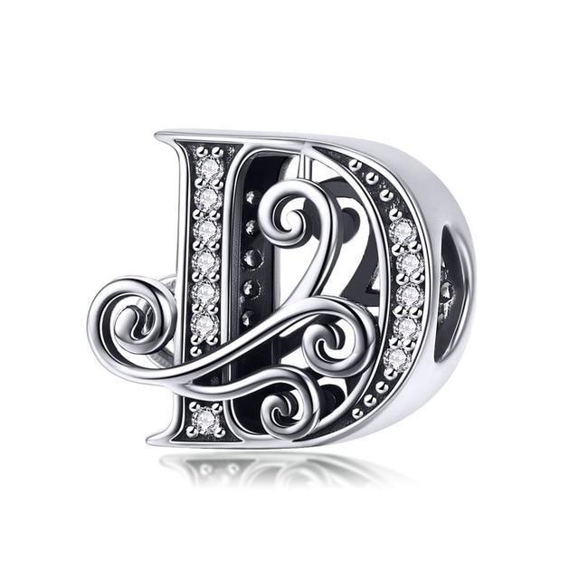 Perle "Initiales" ~ Argent Sterling