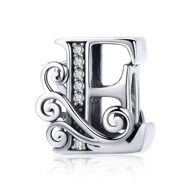Perle "Initiales" ~ Argent Sterling