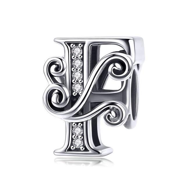 Perle "Initiales" ~ Argent Sterling