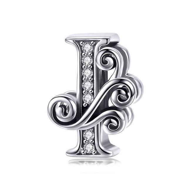 Perle "Initiales" ~ Argent Sterling