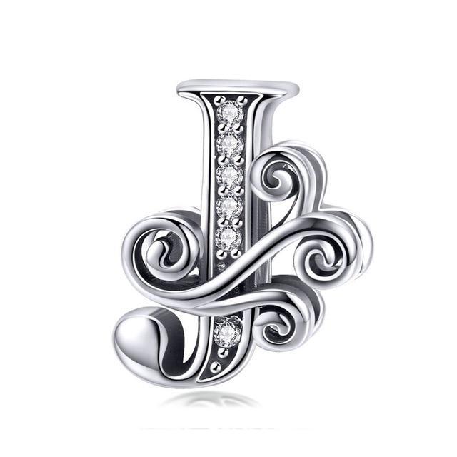 Perle "Initiales" ~ Argent Sterling