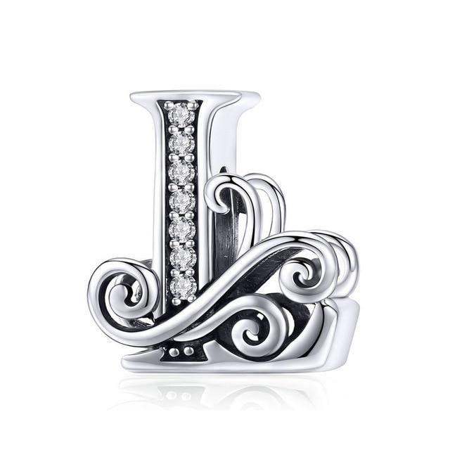 Perle "Initiales" ~ Argent Sterling