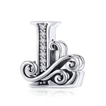 Charger l&#39;image dans la galerie, Perle &quot;Initiales&quot; ~ Argent Sterling

