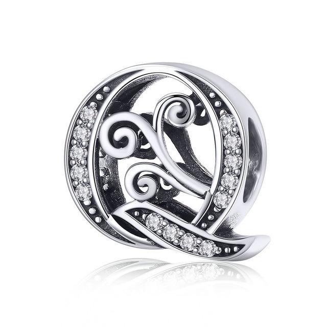 Perle "Initiales" ~ Argent Sterling