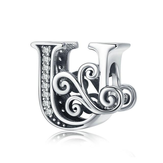 Perle "Initiales" ~ Argent Sterling