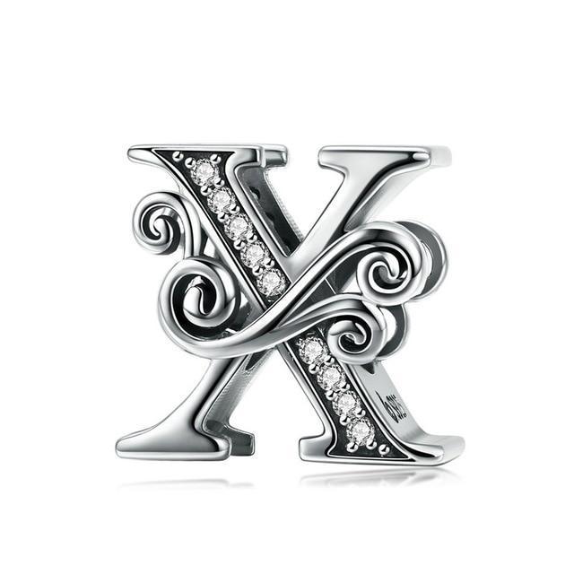 Perle "Initiales" ~ Argent Sterling