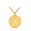 Collier "Initiale" ~ Argent / Or