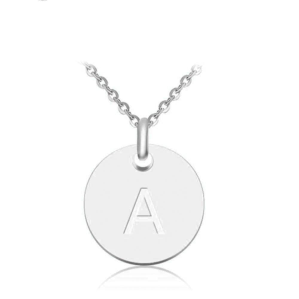 Collier "Initiale" ~ Argent / Or