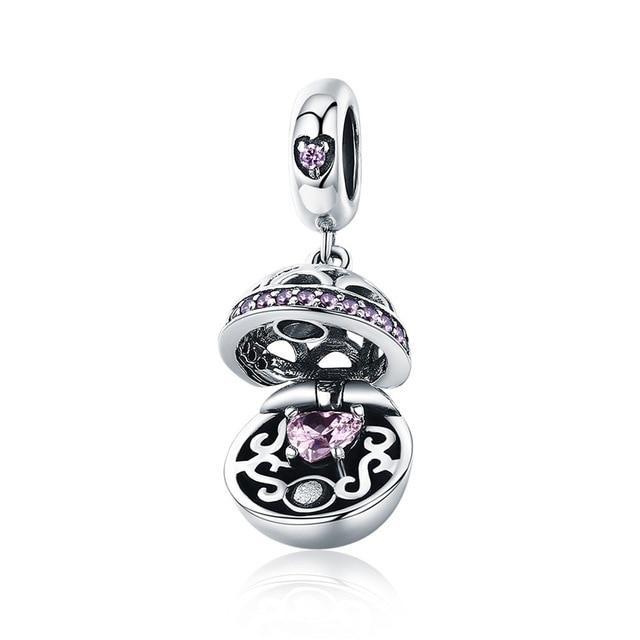 Perle "Cœur Surprise" ~ Argent Sterling