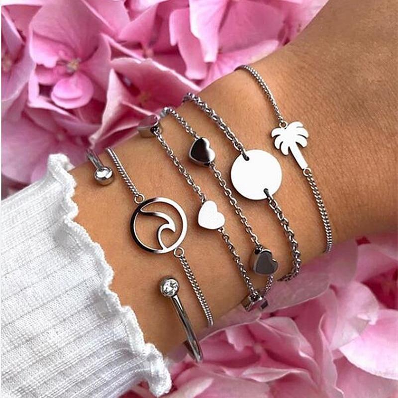 Bracelets "Amour" ~ Or / Rose / Argent