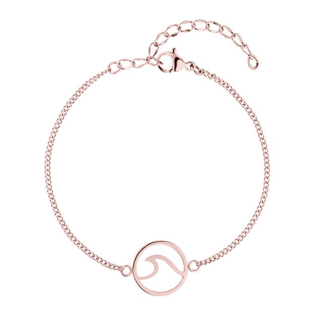 Bracelet "Vague de la Mer" ~ Or/Rose/Argent