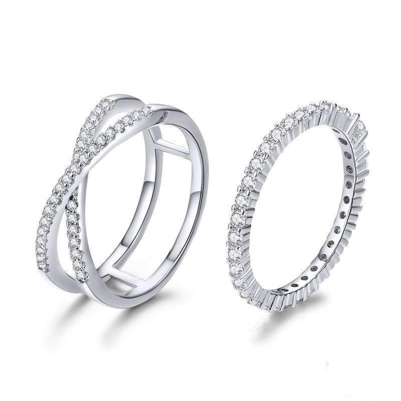 Bague "Twisted Queen" ~ Argent Sterling