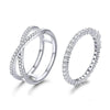 Bague "Twisted Queen" ~ Argent Sterling