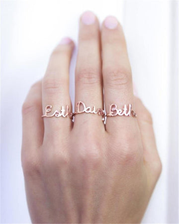 Bague "Nom" ~ Personnalisable
