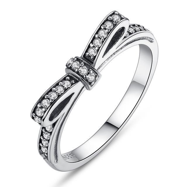 Bague "Petit Nœud" ~ Argent Sterling