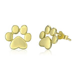 Charger l&#39;image dans la galerie, Boucles &quot;Empreinte&quot; ~ Argent Sterling

