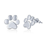 Charger l&#39;image dans la galerie, Boucles &quot;Empreinte&quot; ~ Argent Sterling
