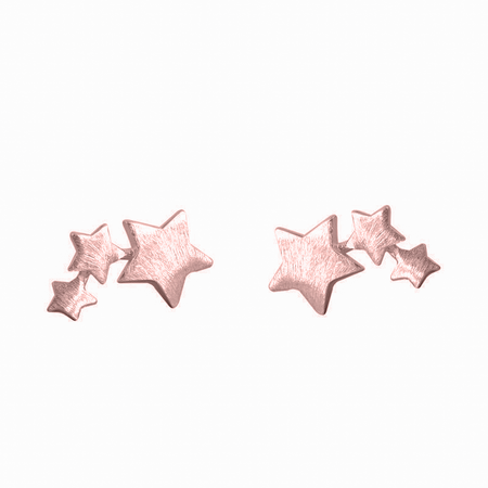 Boucles "Shiny Stars" ~ Argent Sterling