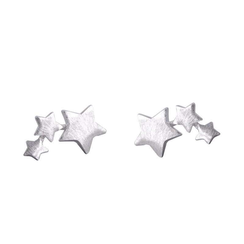 Boucles "Shiny Stars" ~ Argent Sterling