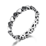 Charger l&#39;image dans la galerie, Bague &quot;Black Love&quot; ~ Argent Sterling
